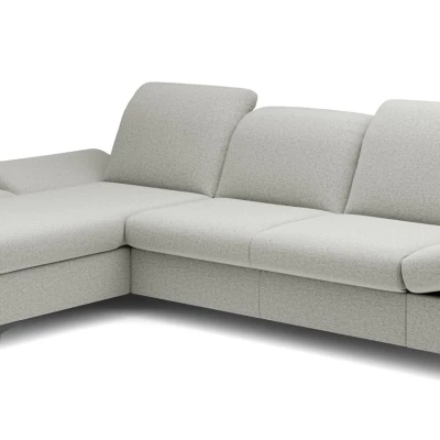 Rohová rozkládací sedací souprava BROCKVILE - světlá šedá, levý roh