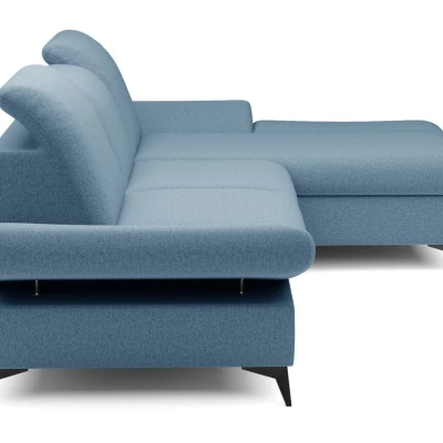 Rohová rozkládací sedací souprava BROCKVILE - modrá 1, pravý roh