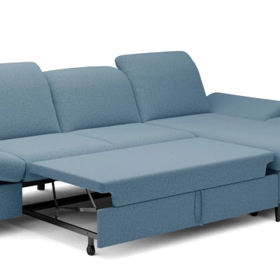 Rohová rozkládací sedací souprava BROCKVILE - modrá 1, pravý roh