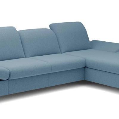 Rohová rozkládací sedací souprava BROCKVILE - modrá 1, pravý roh
