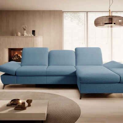 Rohová rozkládací sedací souprava BROCKVILE - modrá 1, pravý roh