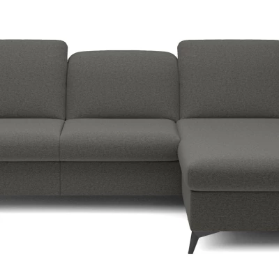 Rohová rozkládací sedací souprava BROCKVILE - šedozelená, pravý roh