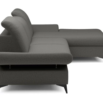 Rohová rozkládací sedací souprava BROCKVILE - šedozelená, pravý roh