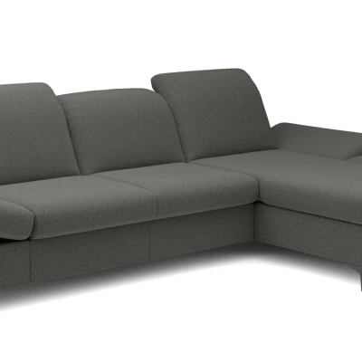 Rohová rozkládací sedací souprava BROCKVILE - šedozelená, pravý roh