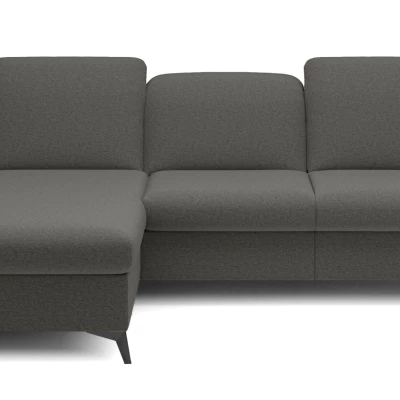 Rohová rozkládací sedací souprava BROCKVILE - šedozelená, levý roh