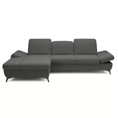 Rohová rozkládací sedací souprava BROCKVILE - šedozelená, levý roh