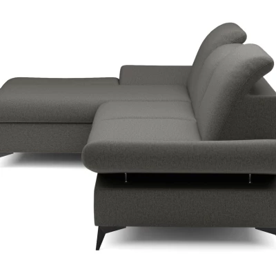 Rohová rozkládací sedací souprava BROCKVILE - šedozelená, levý roh