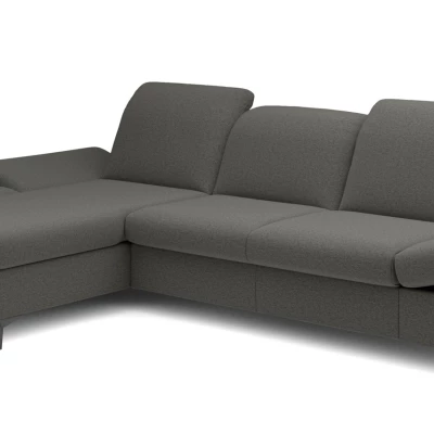 Rohová rozkládací sedací souprava BROCKVILE - šedozelená, levý roh