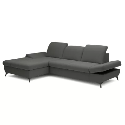 Rohová rozkládací sedací souprava BROCKVILE - šedozelená, levý roh