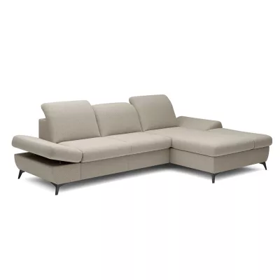 Rohová rozkládací sedací souprava BROCKVILE - latte, pravý roh