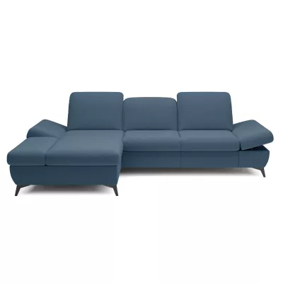 Rohová rozkládací sedací souprava BROCKVILE - modrá grafitová, levý roh