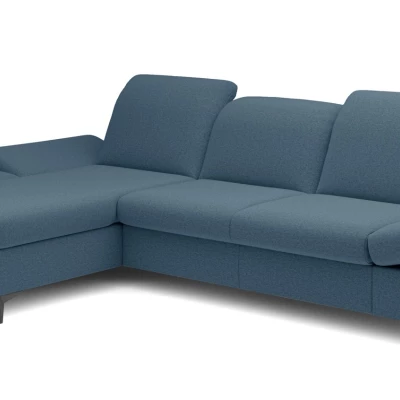 Rohová rozkládací sedací souprava BROCKVILE - modrá grafitová, levý roh