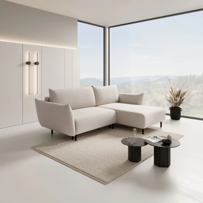 Rozkládací rohová sedačka BANFF - béžová