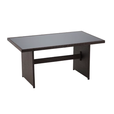 Ratanový zahradní nábytek CHANEL - hnědý / krémový