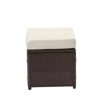 Ratanový zahradní nábytek CHANEL - hnědý / krémový