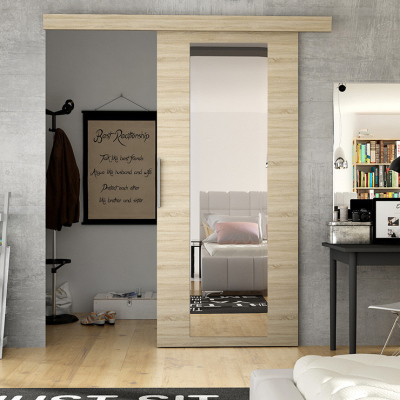 Posuvné dveře na stěnu ILAS IV. dub sonoma