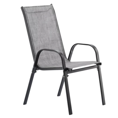 Kovová zahradní sestava ADRIANNA - šedá