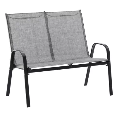 Kovová zahradní sestava ADRIANNA - šedá