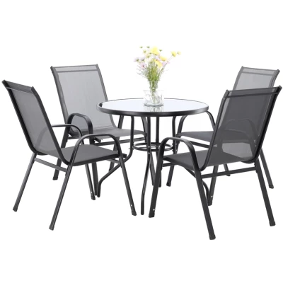 Sestava zahradního nábytku BELLA - šedá