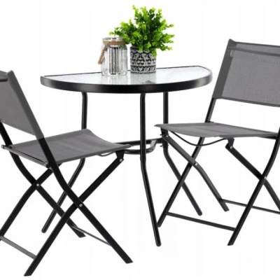 Malý zahradní set ARIANA - šedý