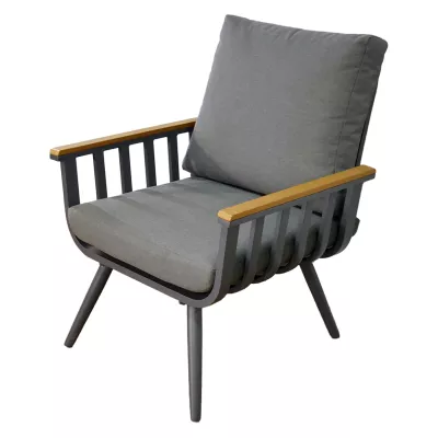 Sestava zahradního nábytku KARINE - šedá