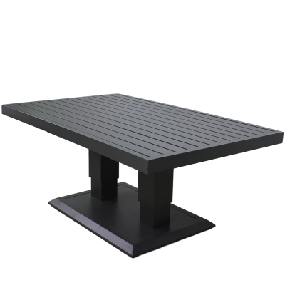 Velká zahradní rohová sestava KARINE - šedá