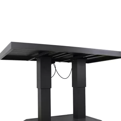 Velká zahradní rohová sestava KARINE - šedá