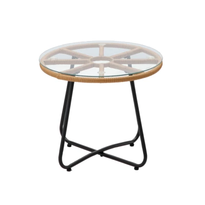 Zahradní set CHANEL - hnědý / černý / šedý