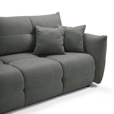 Dvojsedačka s úložným prostorem CANMORE - popelavá