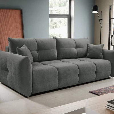 Dvojsedačka s úložným prostorem CANMORE - popelavá