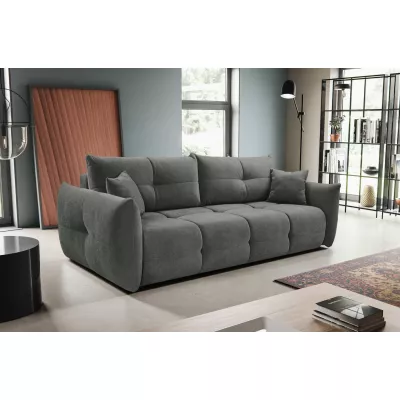 Dvojsedačka s úložným prostorem CANMORE - popelavá