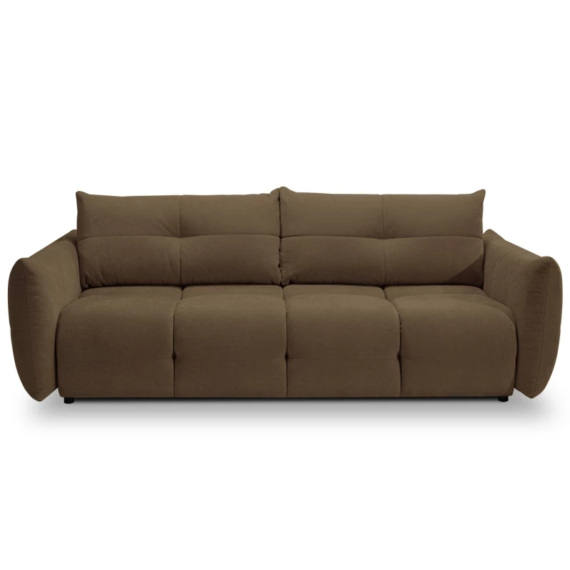 Dvojsedačka s úložným prostorem CANMORE - čokoládová