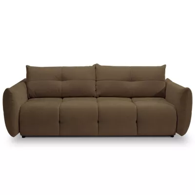 Dvojsedačka s úložným prostorem CANMORE - čokoládová