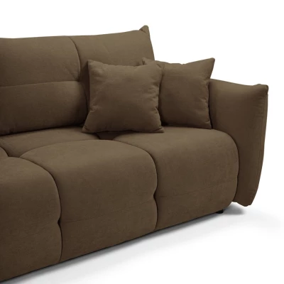 Dvojsedačka s úložným prostorem CANMORE - čokoládová