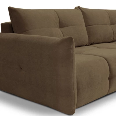 Dvojsedačka s úložným prostorem CANMORE - čokoládová