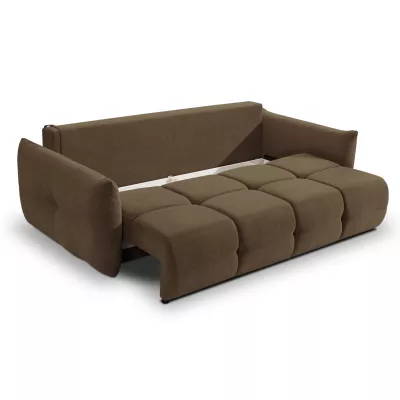Dvojsedačka s úložným prostorem CANMORE - čokoládová