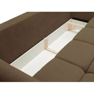 Dvojsedačka s úložným prostorem CANMORE - čokoládová