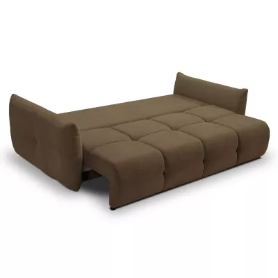 Dvojsedačka s úložným prostorem CANMORE - čokoládová