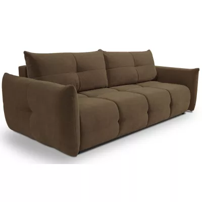 Dvojsedačka s úložným prostorem CANMORE - čokoládová