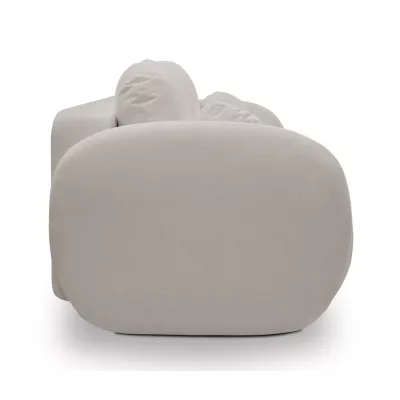 Rozkládací dvousedák s úložným prostorem COBOURG - světlý šedý 2