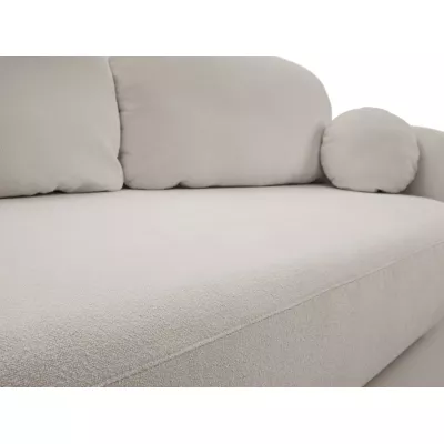 Rozkládací dvousedák s úložným prostorem COBOURG - světlý šedý 2