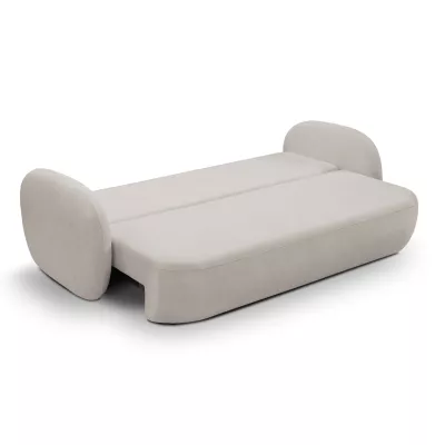 Rozkládací dvousedák s úložným prostorem COBOURG - světlý šedý 2