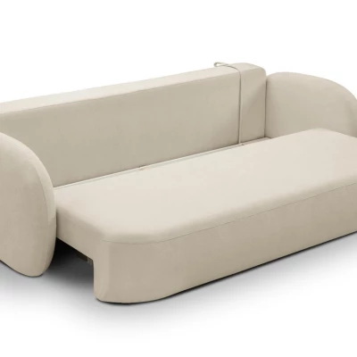 Rozkládací dvousedák s úložným prostorem COBOURG - ecru