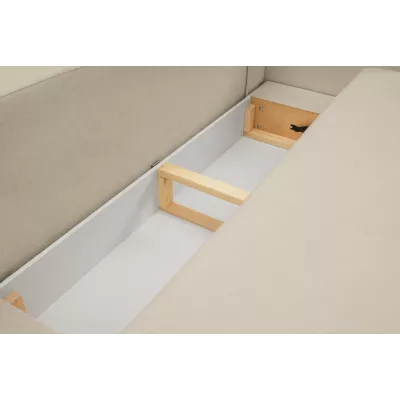 Rozkládací dvousedák s úložným prostorem COBOURG - ecru