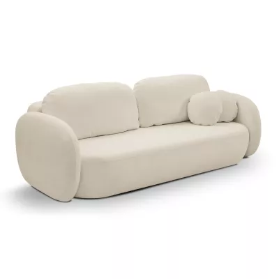 Rozkládací dvousedák s úložným prostorem COBOURG - ecru