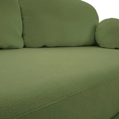 Rozkládací dvousedák s úložným prostorem COBOURG - zelený