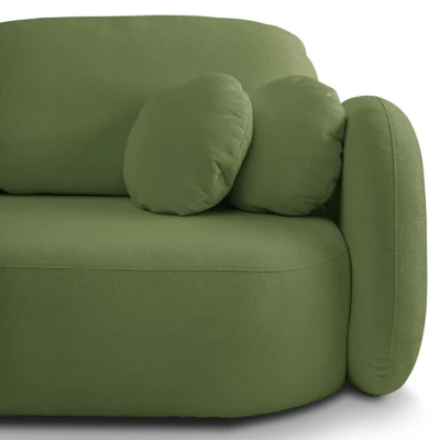 Rozkládací dvousedák s úložným prostorem COBOURG - zelený