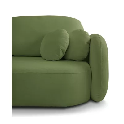 Rozkládací dvousedák s úložným prostorem COBOURG - zelený