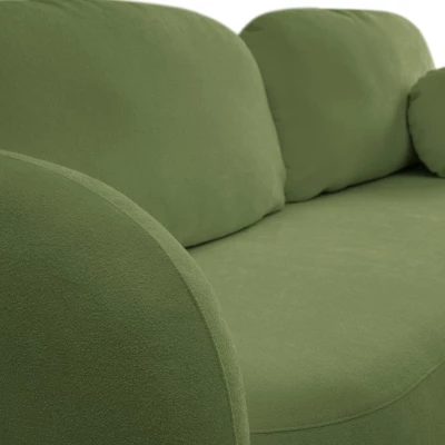 Rozkládací dvousedák s úložným prostorem COBOURG - zelený