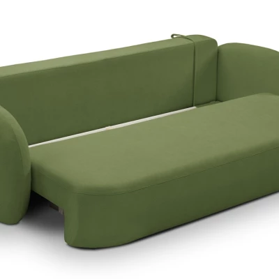 Rozkládací dvousedák s úložným prostorem COBOURG - zelený